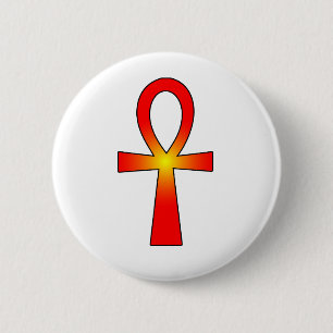 Ankh Symbol: 2 Inch Round Button
