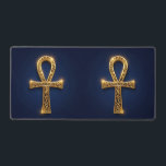 Ankh Symbol Bedeutung – Schlüssel des Lebens´10 Desk Mat<br><div class="desc">Das Ankh (☥) ist ein altes ägyptisches Symbol für Leben,  Unsterblichkeit und göttliche Kraft. Es wurde von Gottheiten wie Isis und Osiris getragen und steht für ewiges Leben.</div>
