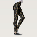 Ankh Symbol Bedeutung – Schlüssel des Lebens´8 Leggings<br><div class="desc">Das Ankh (☥) ist ein altes ägyptisches Symbol für Leben,  Unsterblichkeit und göttliche Kraft. Es wurde von Gottheiten wie Isis und Osiris getragen und steht für ewiges Leben.</div>