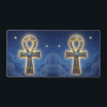 Ankh Symbol Meaning – Key of Life´11 Desk Mat<br><div class="desc">The Ankh (☥) is an ancient Egyptian symbol representing life,  immortality,  and divine power. It is associated with deities like Isis and Osiris and symbolizes eternal life.</div>