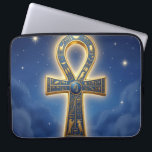 Ankh Symbol Meaning – Key of Life´11 Laptop Sleeve<br><div class="desc">The Ankh (☥) is an ancient Egyptian symbol representing life,  immortality,  and divine power. It is associated with deities like Isis and Osiris and symbolizes eternal life.</div>