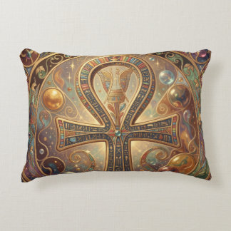 Ankh Symbol Meaning – Key of Life´2 Accent Pillow