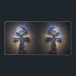 Ankh Symbol Meaning – Key of Life´8 Desk Mat<br><div class="desc">The Ankh (☥) is an ancient Egyptian symbol representing life,  immortality,  and divine power. It is associated with deities like Isis and Osiris and symbolizes eternal life.</div>