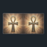 Ankh Symbol Meaning – Key of Life´9 Desk Mat<br><div class="desc">The Ankh (☥) is an ancient Egyptian symbol representing life,  immortality,  and divine power. It is associated with deities like Isis and Osiris and symbolizes eternal life.</div>