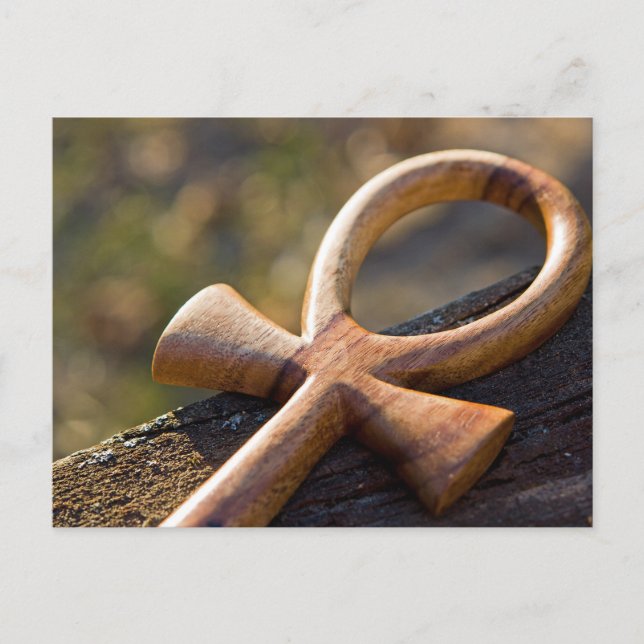 Ankh symbol postcard (Front)