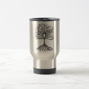 Ankh  Tree of LIfe Design Travel Mug