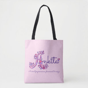 Ankita name and meaning monogram bag