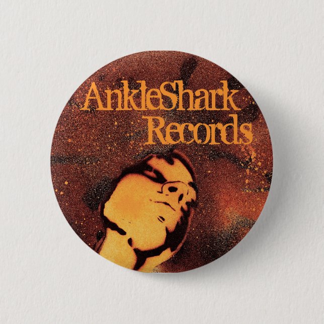 AnkleShark Retro 2 Inch Round Button (Front)