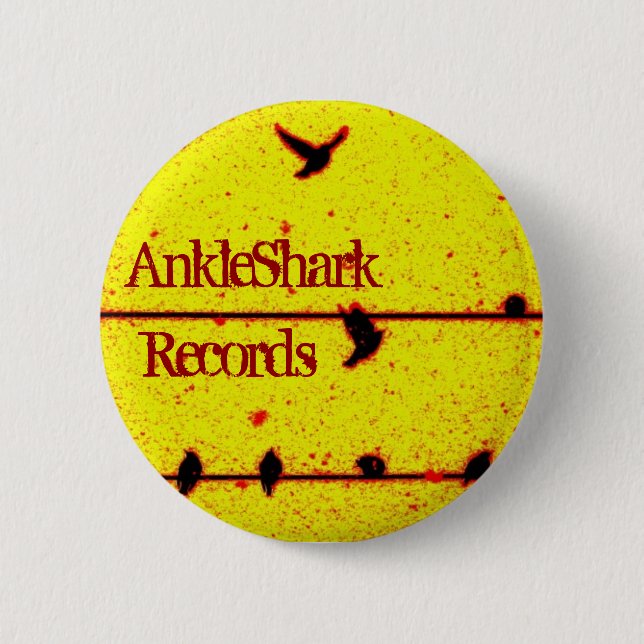 AnkleShark superfly 2 Inch Round Button (Front)