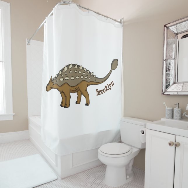 Ankylosaurus armoured dinosaur illustration (In Situ)