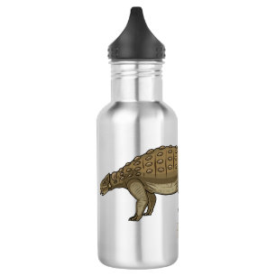 Ankylosaurus cartoon illustration  532 ml water bottle