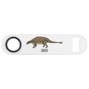 Ankylosaurus cartoon illustration  bar key