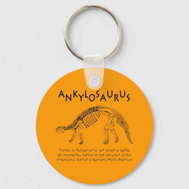 Ankylosaurus Keychain (Front)