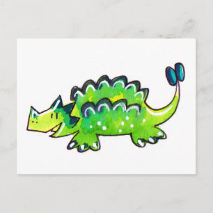 Ankylosaurus Postcard