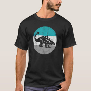 Ankylosaurus Retro Dinosaur Gift For Men or Boys T-Shirt