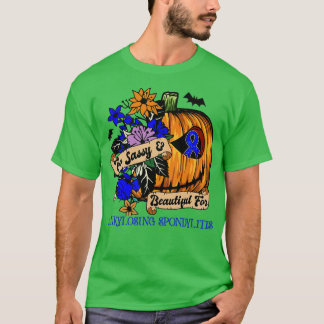 Ankylosing Spondylitis Awareness retro halloween s T-Shirt