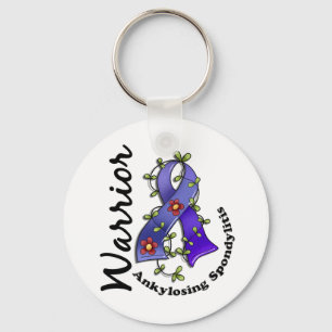 Ankylosing Spondylitis Warrior 15 Keychain
