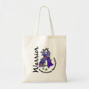 Ankylosing Spondylitis Warrior 15 Tote Bag