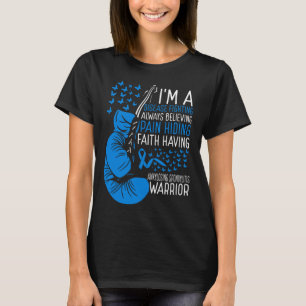 Ankylosing Spondylitis Warrior Awareness Ribbon T-Shirt