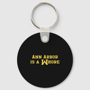 Ann Arbor Is A Funny Sarcasm Saying Keychain