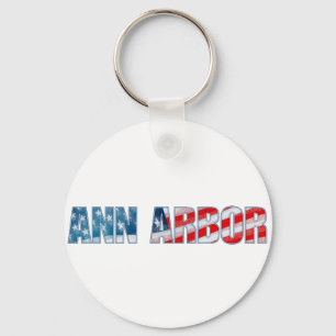 Ann Arbor Keychain