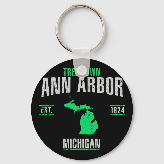 Ann Arbor Keychain (Front)