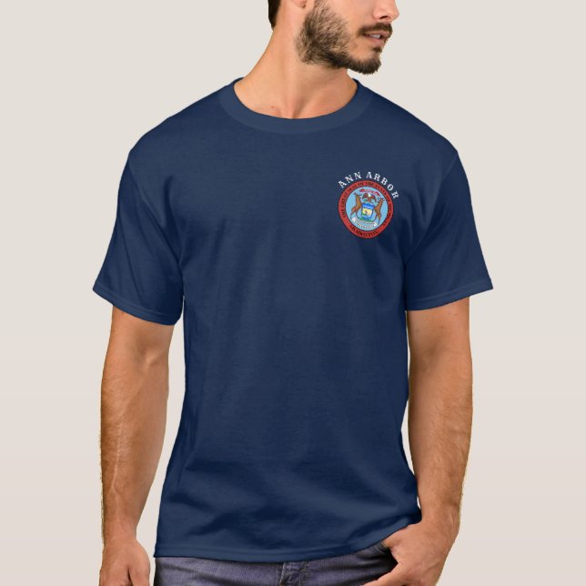 Ann Arbor, T-Shirt Michigan (Devant)