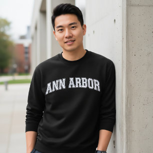 ANN ARBOR University-Style Sweater America College