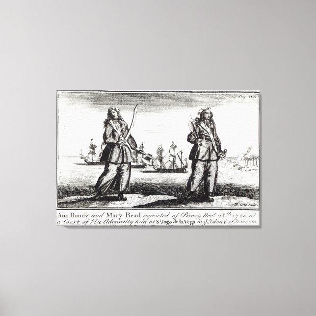 Ann Bonny and Mary Canvas Print (Front)