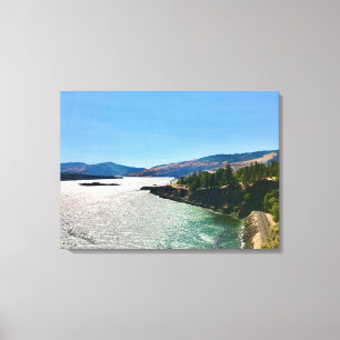 Ann Charles Columbia River photo Canvas Print