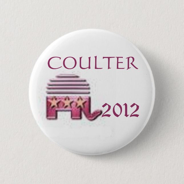 Ann Coulter 2012 2 Inch Round Button (Front)