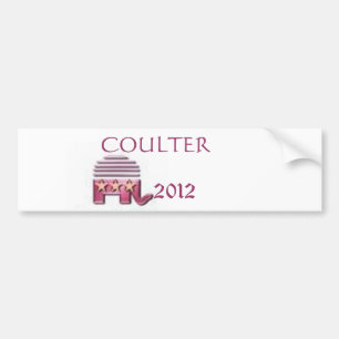 Ann Coulter  2012 Bumper Sticker