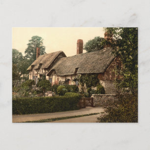 Ann Hathaway's Cottage, Stratford-on-Avon, England Postcard