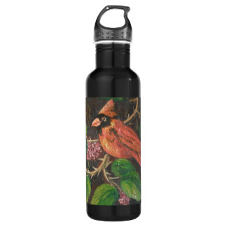 Ann Hayes Painting Cardinal 710 Ml Water Bottle
