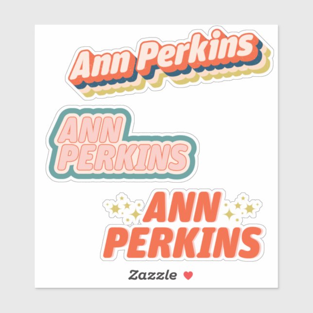 Ann Perkins Fan TV Pop Culture Sticker Variety Set (Sheet)