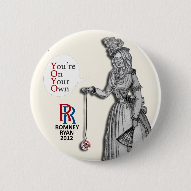 Ann Romney: YOYO 2 Inch Round Button (Front)