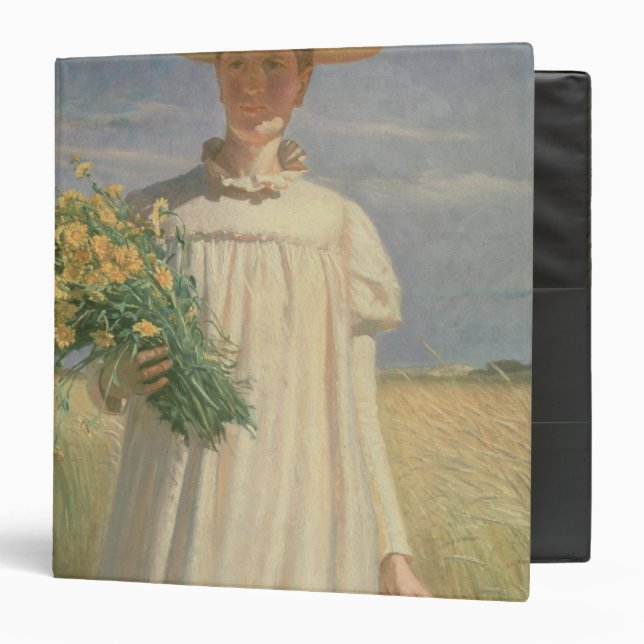 Anna Ancher returning from Flower Picking, 1902 Binder (Front/Inside)
