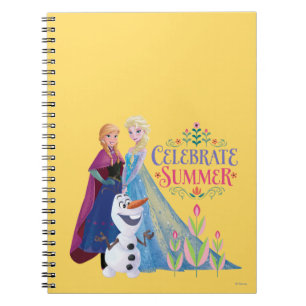 Anna and Elsa   Celebrate Summer Notebook