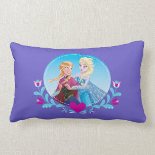 Anna and Elsa   Embracing Lumbar Pillow