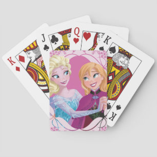 Anna and Elsa Family Forever Playing Cards