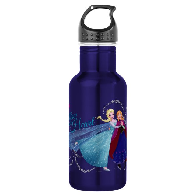 Anna and Elsa | Family Love 532 Ml Water Bottle (Front)