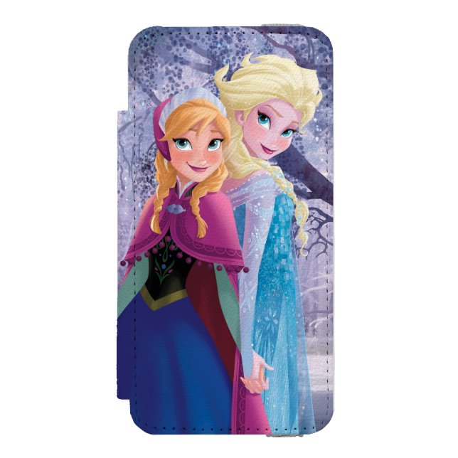 Anna and Elsa | Holding Hands Incipio iPhone Wallet Case (Folio Front)
