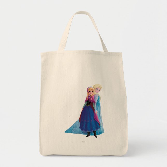 Anna and Elsa | Holding Hands Tote Bag (Front)