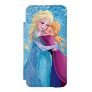 Anna and Elsa   Hugging Incipio Watson™ iPhone 5 Wallet Case