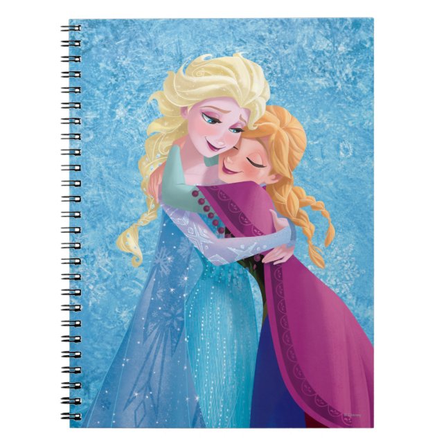 Anna and Elsa | Hugging Notebook (Front)