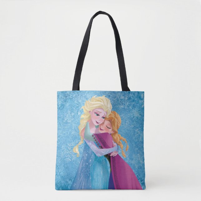Anna and Elsa | Hugging Tote Bag (Front)