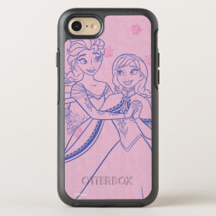 Anna and Elsa   I Love My Sister OtterBox Symmetry iPhone 8/7 Case
