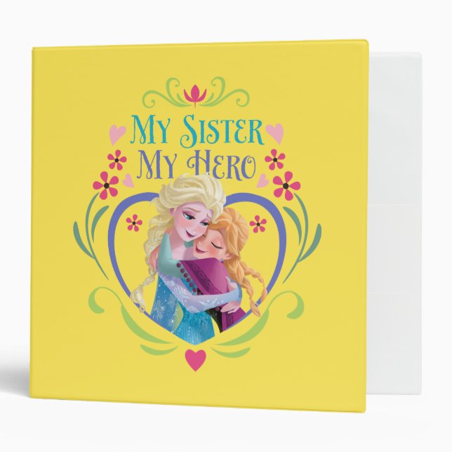 Anna and Elsa | My Sister My Hero Binder (Front/Inside)