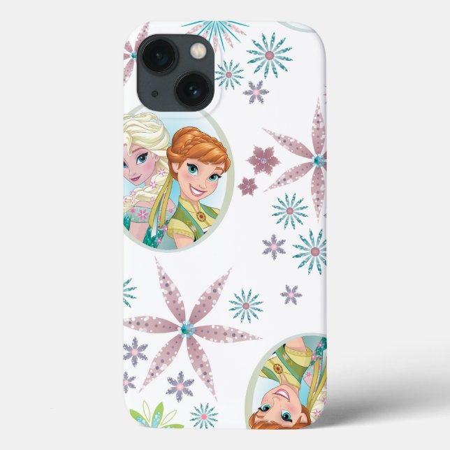 Anna and Elsa Pattern Case-Mate iPhone Case (Back)