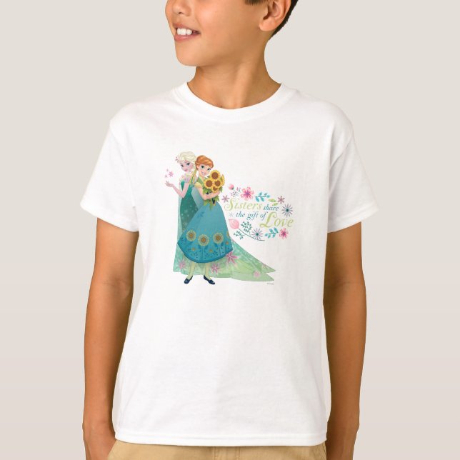 Anna and Elsa | Sister Love T-Shirt (Front)